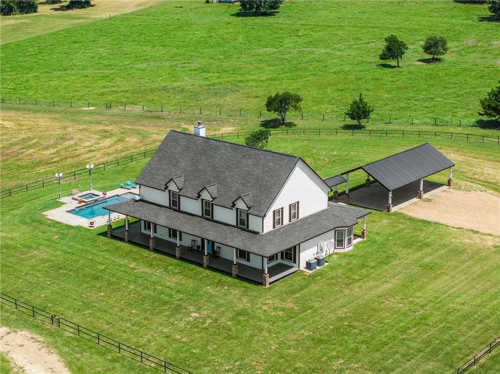 1725 Stokes Road New Ulm, TX 78950 - Photo 27 of 50 Drone / aerial view with a rural view