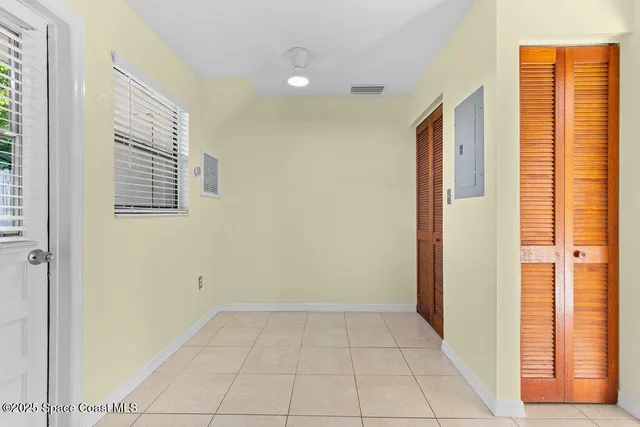 a view of an empty room