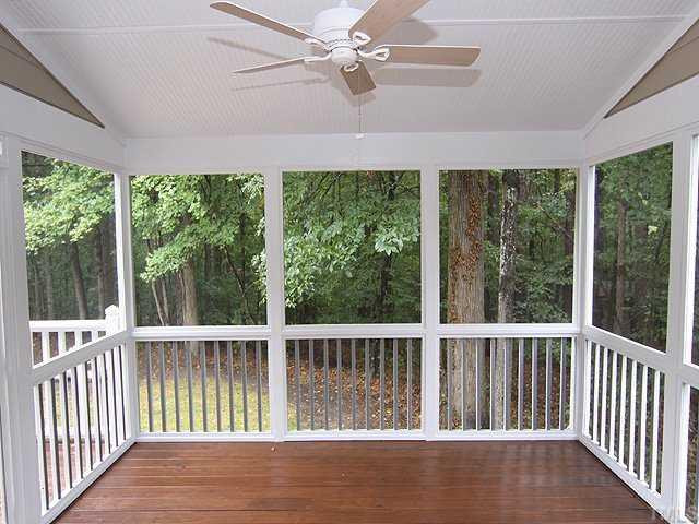 4303 Swarthmore Road Durham, NC 27707 - Photo 10 of 12 Enjoy the birds and the deer from this gorgeous screend porch. Just bring the chaise lounge, a good book and a glass of wine! Screened Porch