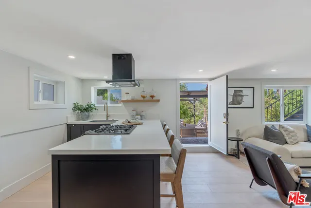 a view of a lake yard