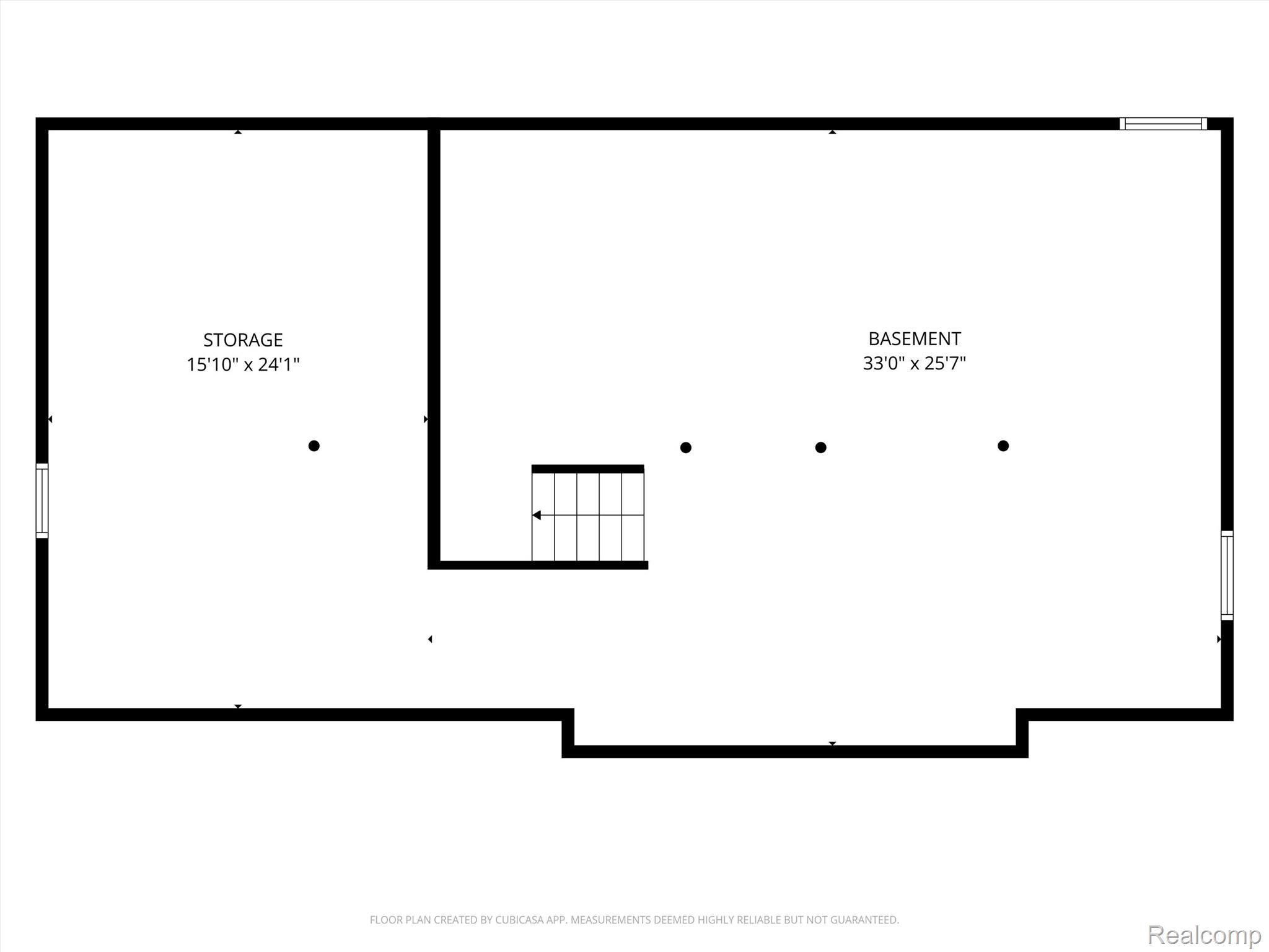 1185 Avon Circle West Rochester, MI 48309 - Photo 73 of 74 Basement floor plan