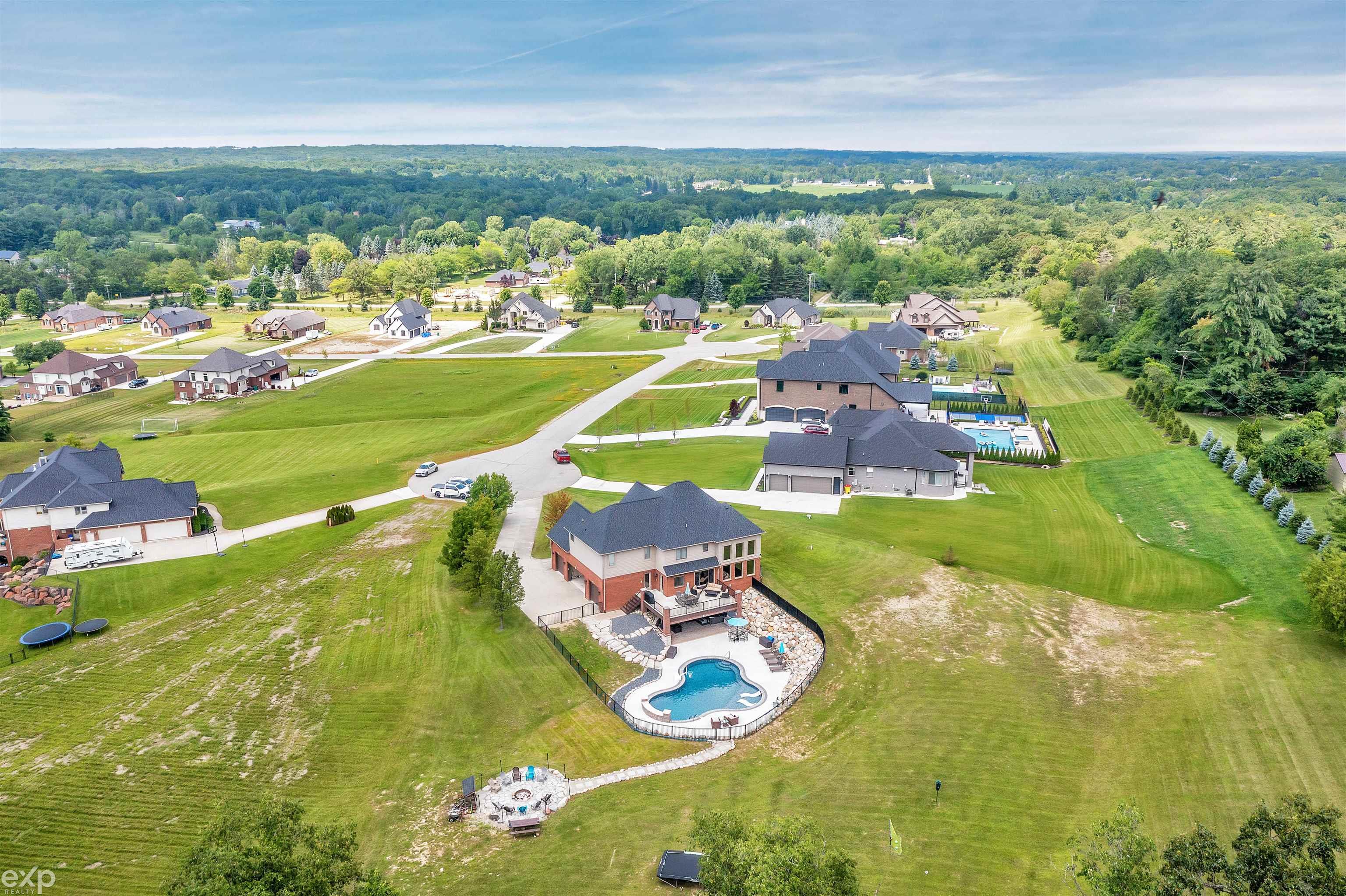 8597 Morningside Drive Romeo, MI 48065 - Photo 54 of 59 Overhead Drone