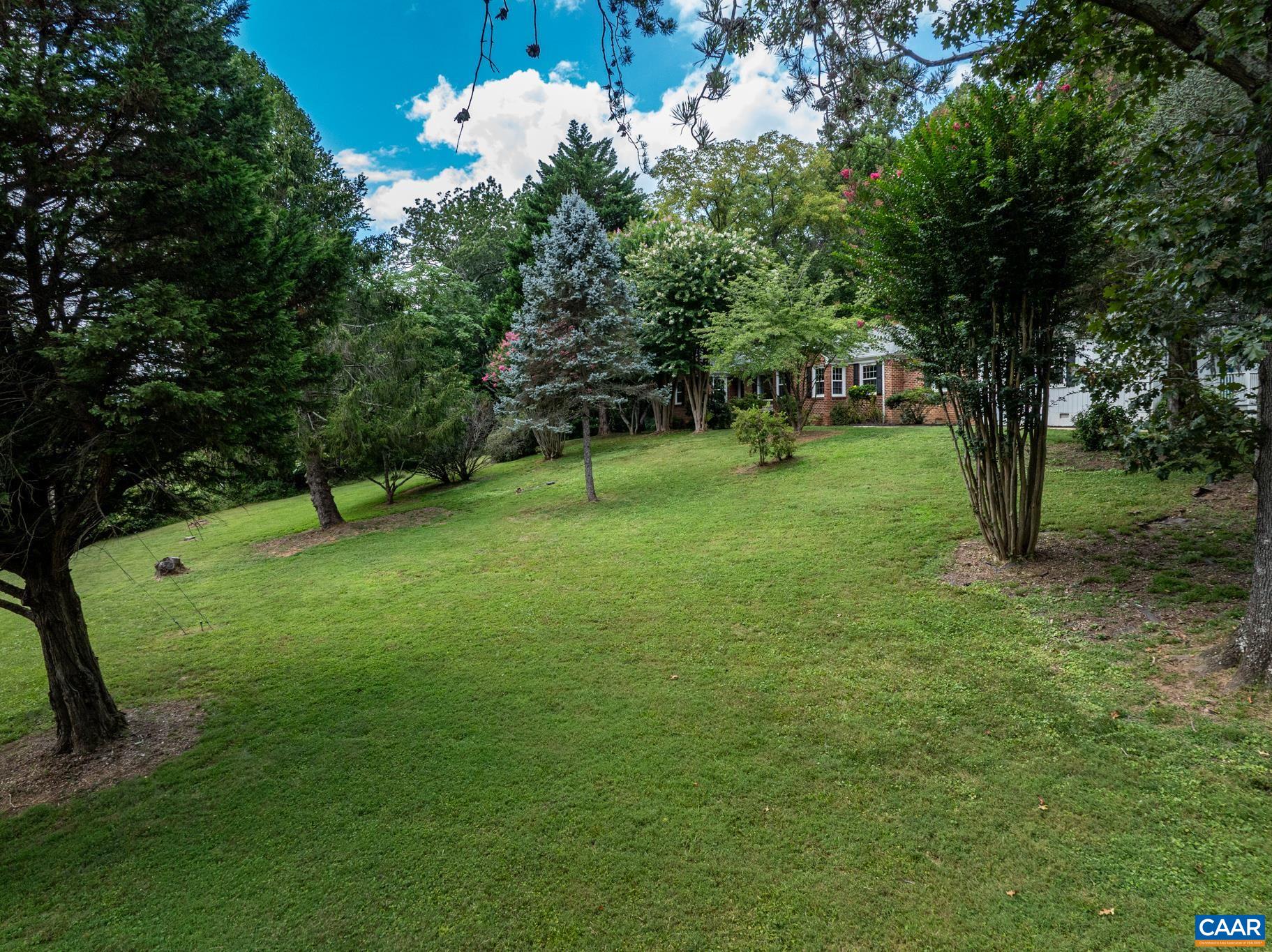 3304 Keswick Road Keswick, VA 22947 - Photo 28 of 38 a backyard of a house with lots of green space