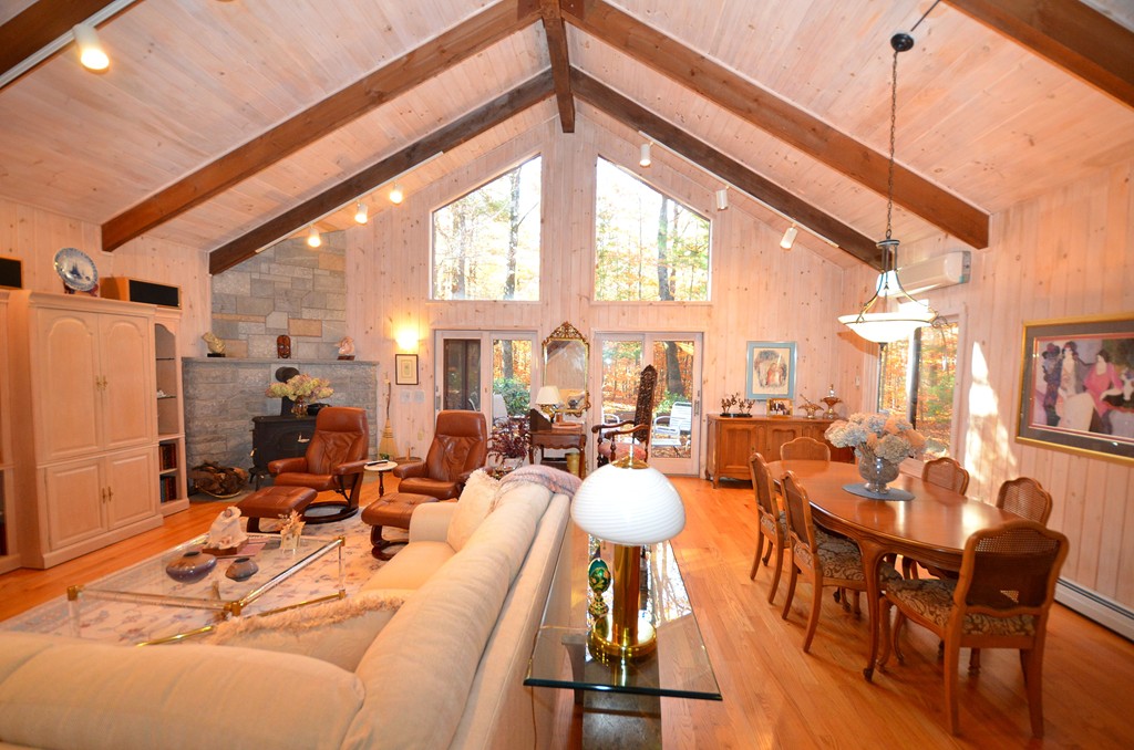 442 Bonny Rigg Hill Road Becket, MA 01223 - Photo 3 of 25 a very nice looking living room with furniture and a large window
