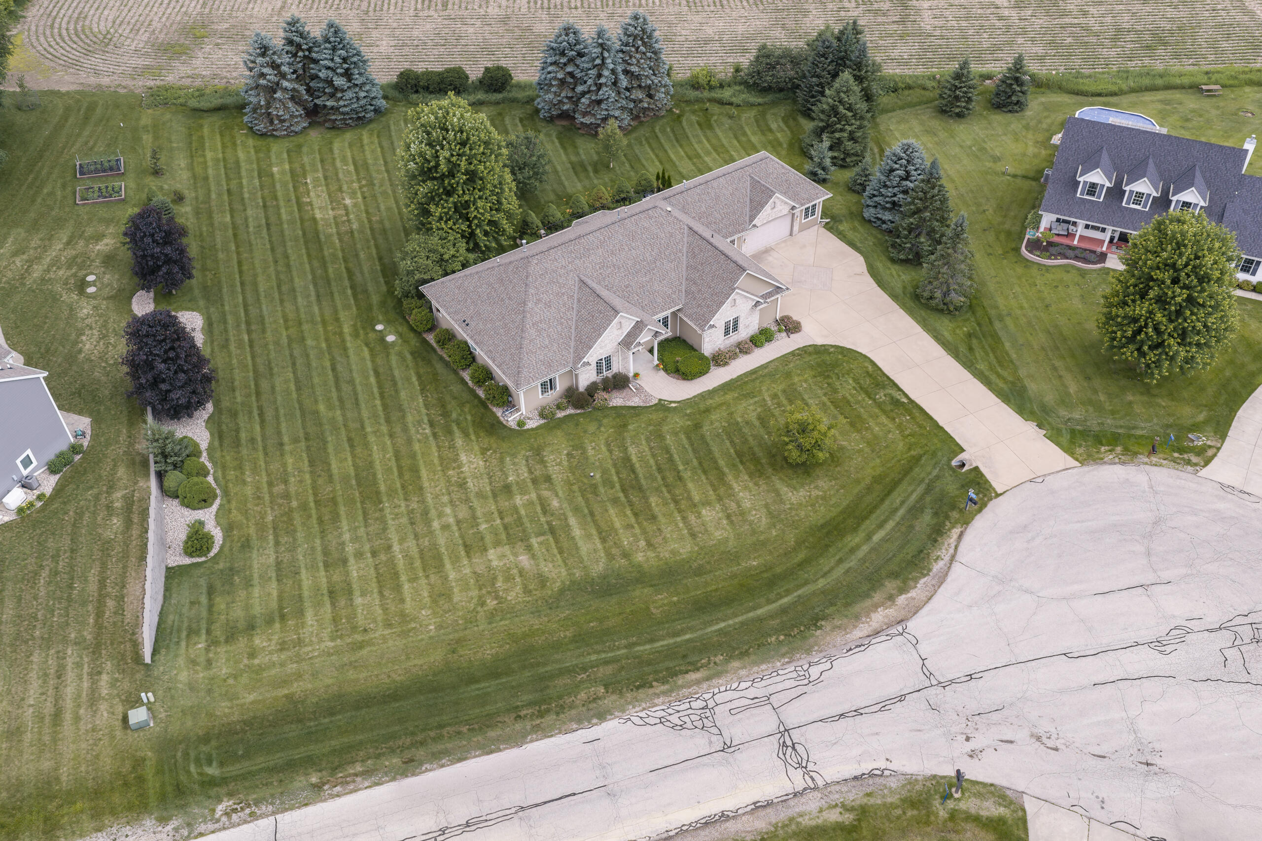 N5158 Union Hill Road Concord, WI 53066 - Photo 59 of 61 Drone