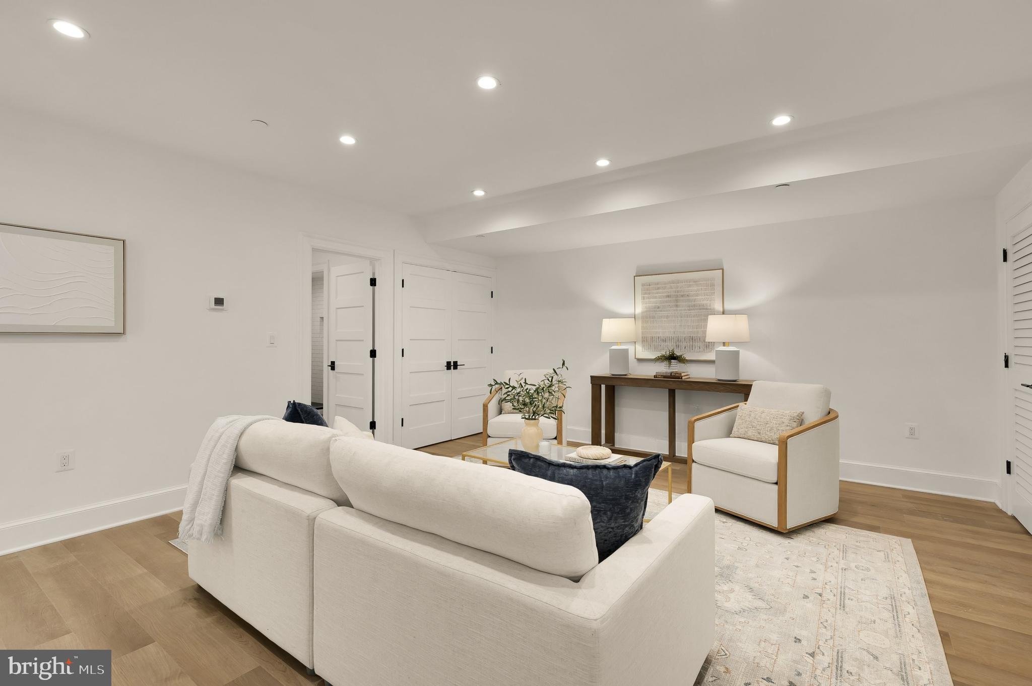 1249 4th Street Northwest Washington, DC 20001 - Photo 26 of 32 a living room with furniture and a couch