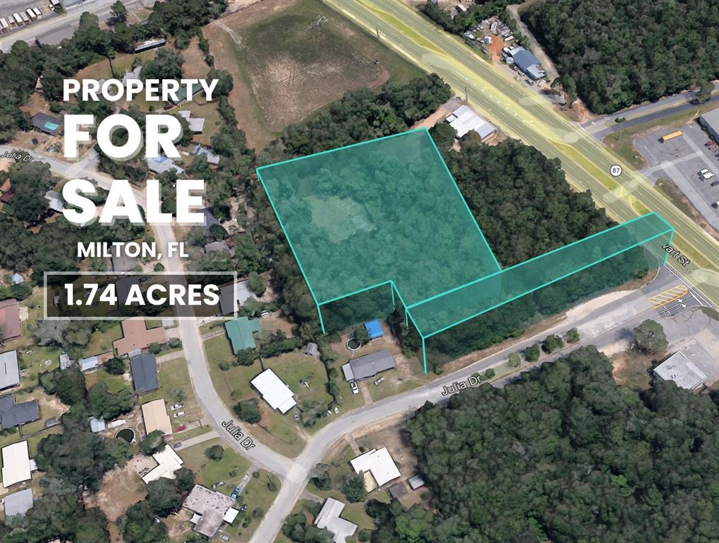 a view of a sign board with open area