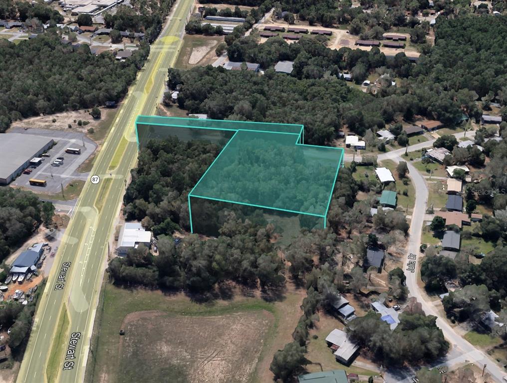 Julia Drive Milton, FL 32570 - Photo 17 of 21 an aerial view of a house with a yard