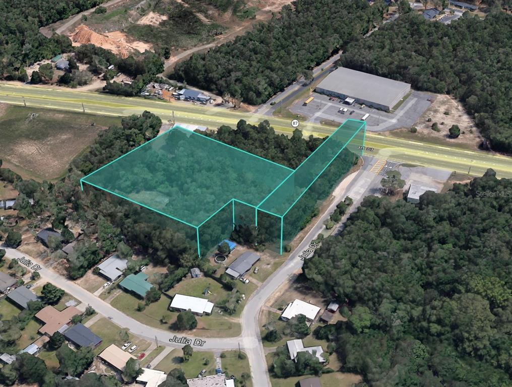 Julia Drive Milton, FL 32570 - Photo 18 of 21 an aerial view of a house with outdoor space