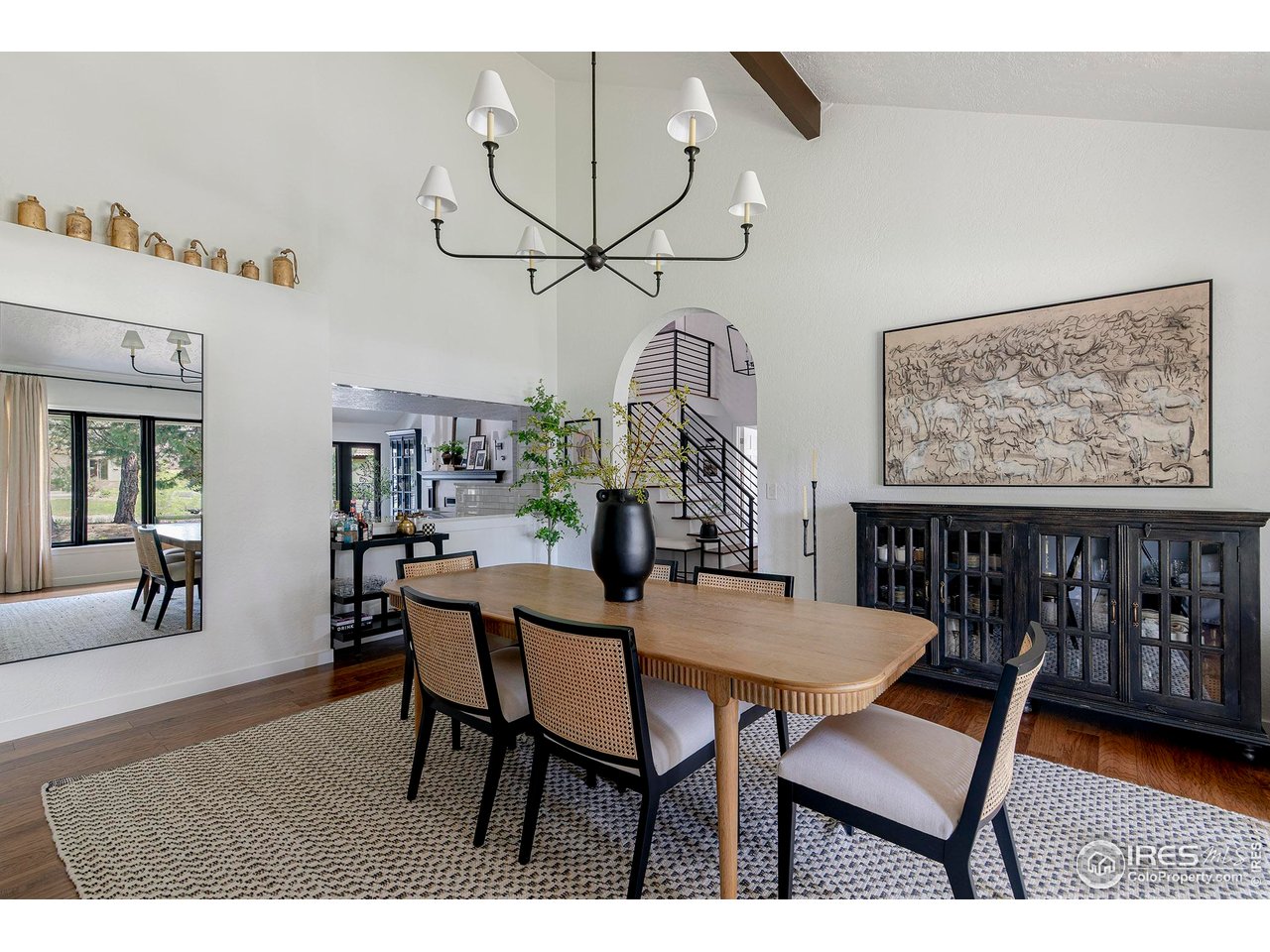 7204 Rustic Trail Boulder, CO 80301 - Photo 17 of 40 The dining room is connected to the kitchen via a large opening