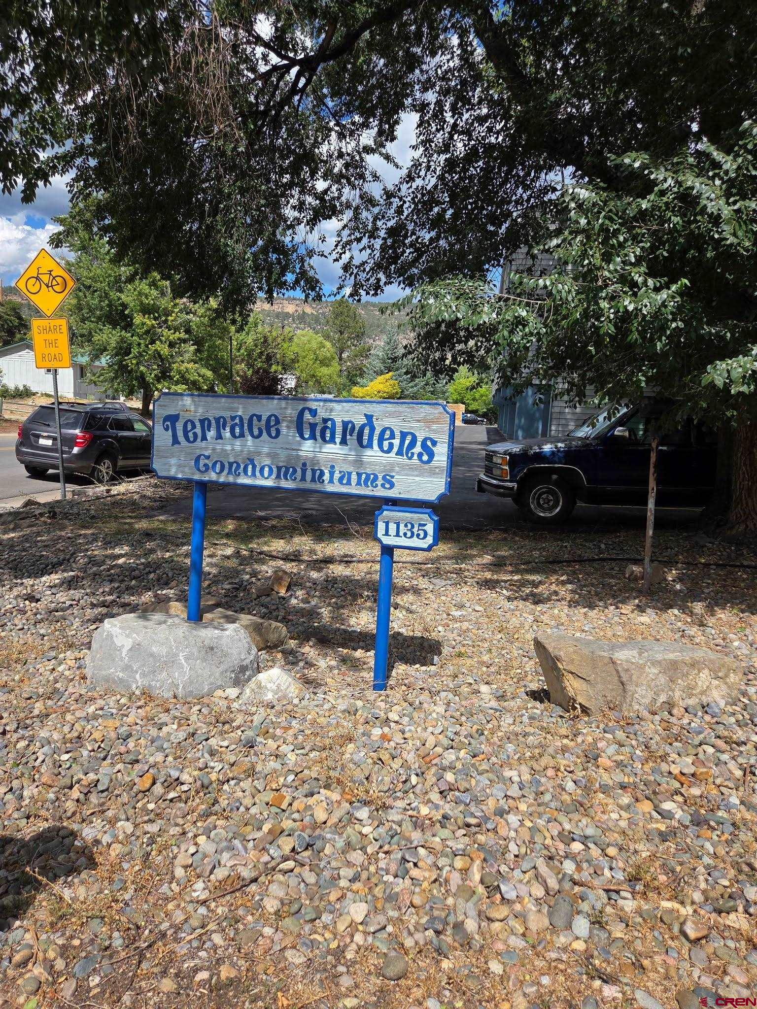 1135 Florida Road, Unit 4 Durango, CO 81301 - Photo 2 of 11 a view of a street with benches