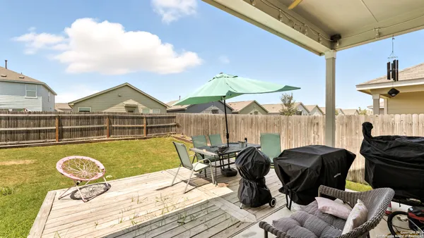 a view of outdoor space with seating area