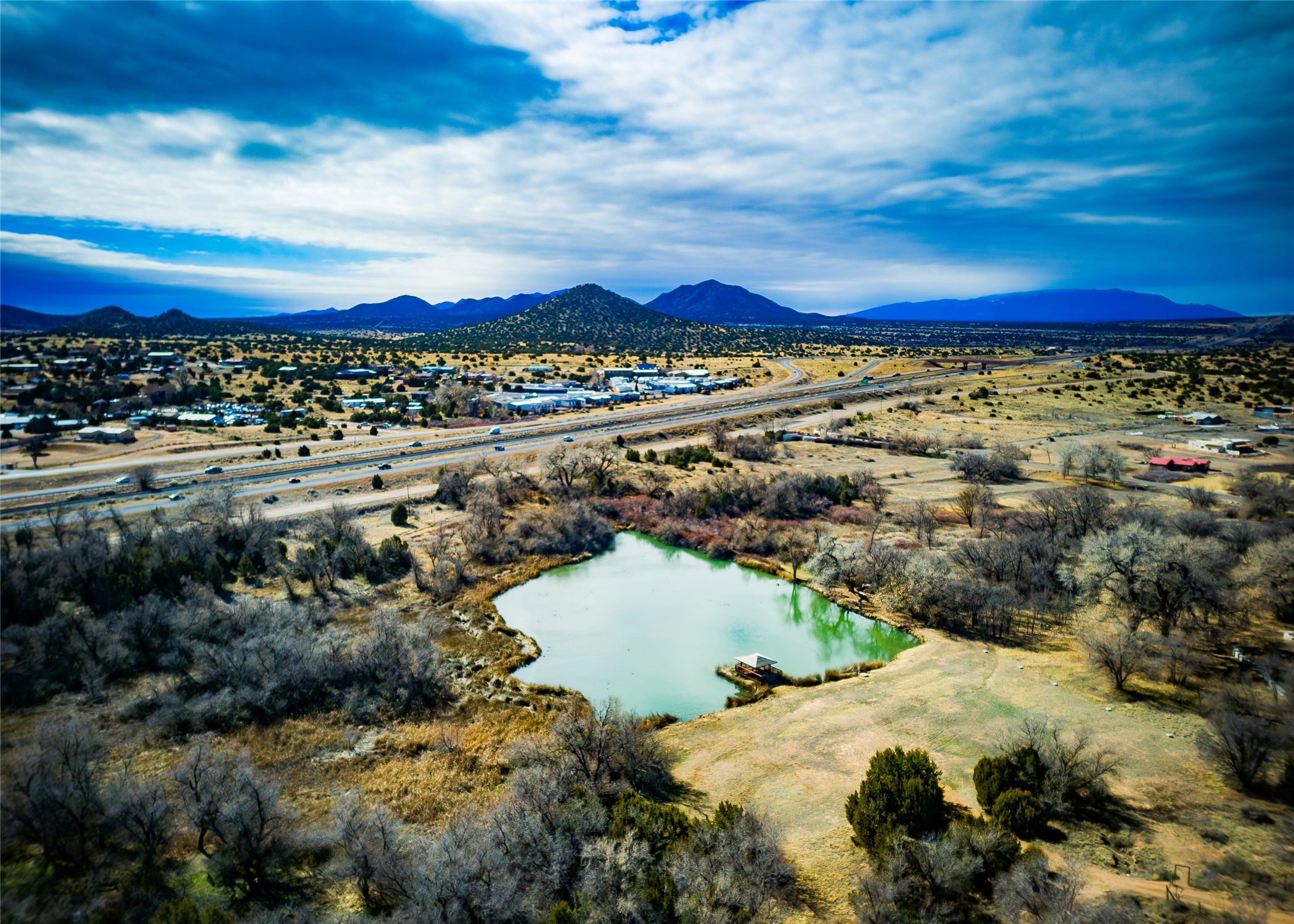 51 Rito Guicu Santa Fe, NM 87507 - Photo 62 of 62 Pond is 5 minute walk from house.