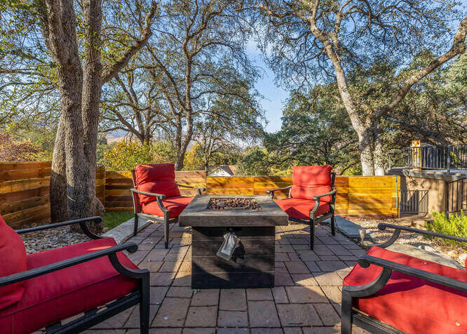 40861 Ferndale Drive Three Rivers, CA 93271 - Photo 33 of 49 an outdoor sitting area with couch and outdoor seating