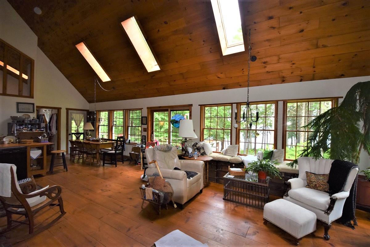 159 Dark Cove Road Weston, ME 04424 - Photo 11 of 40 Living room & dining area...