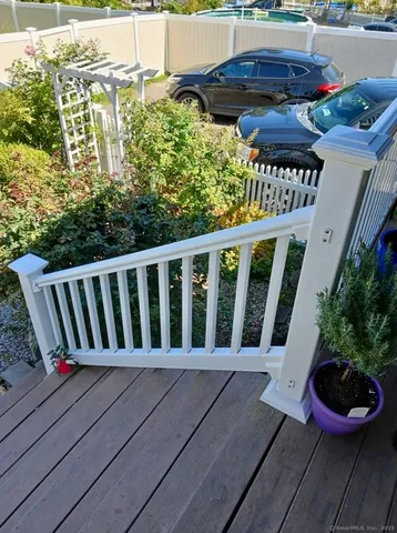 a view of a wooden chair