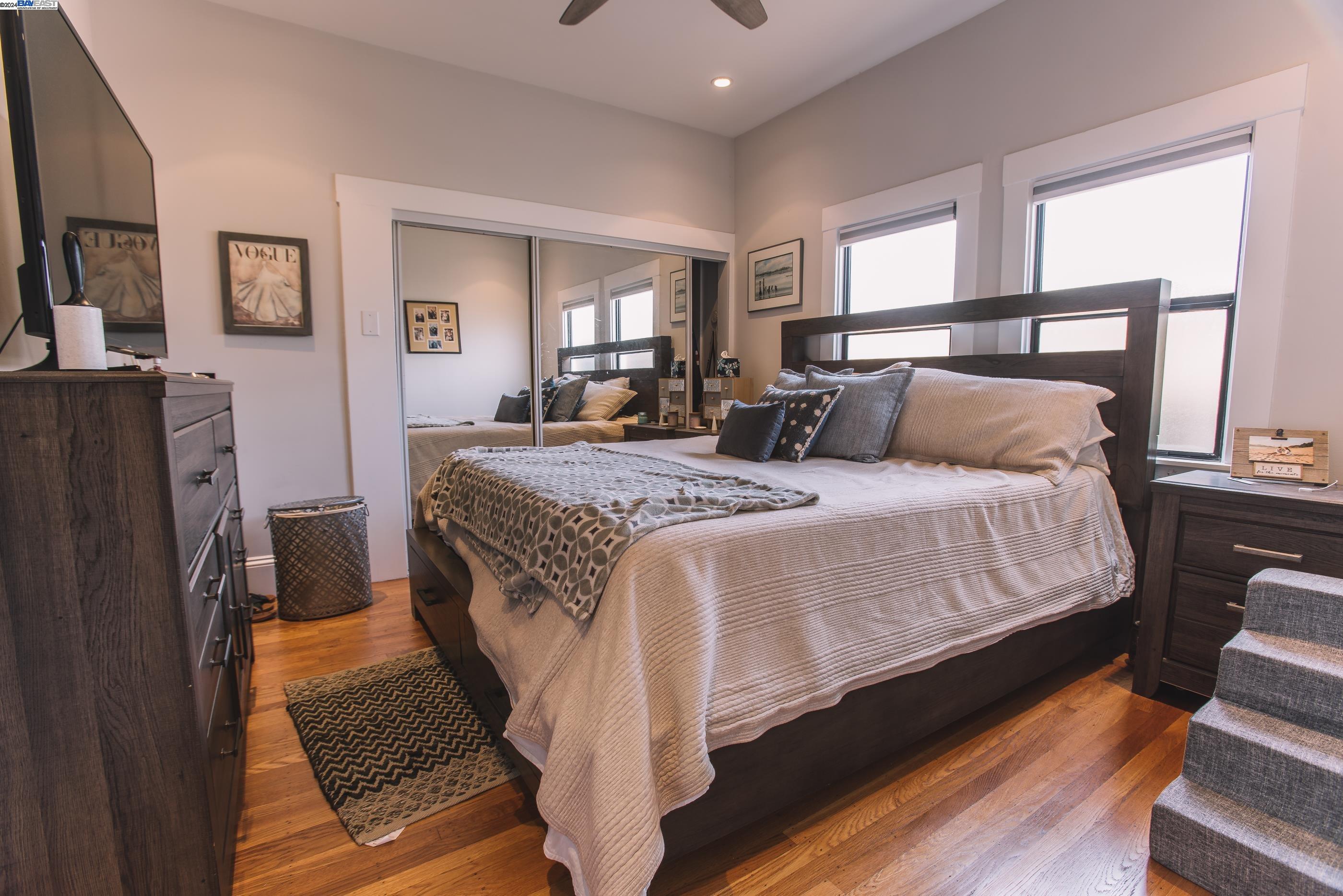 4113 Gilbert Street Oakland, CA 94611 - Photo 11 of 22 a bedroom with double bed and a window