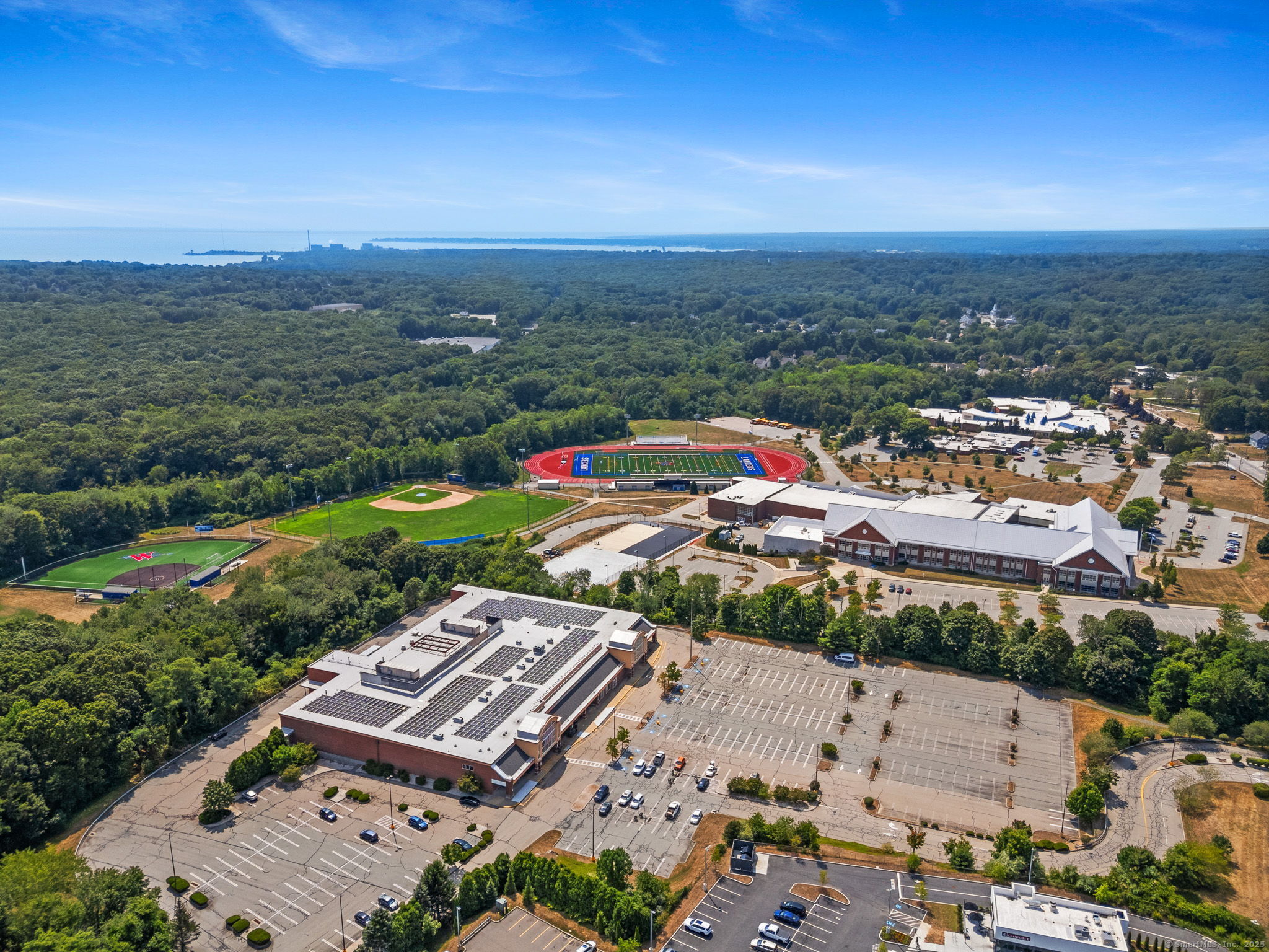 24 Pine Street Waterford, CT 06385 - Photo 25 of 39 an aerial view of residential houses with outdoor space