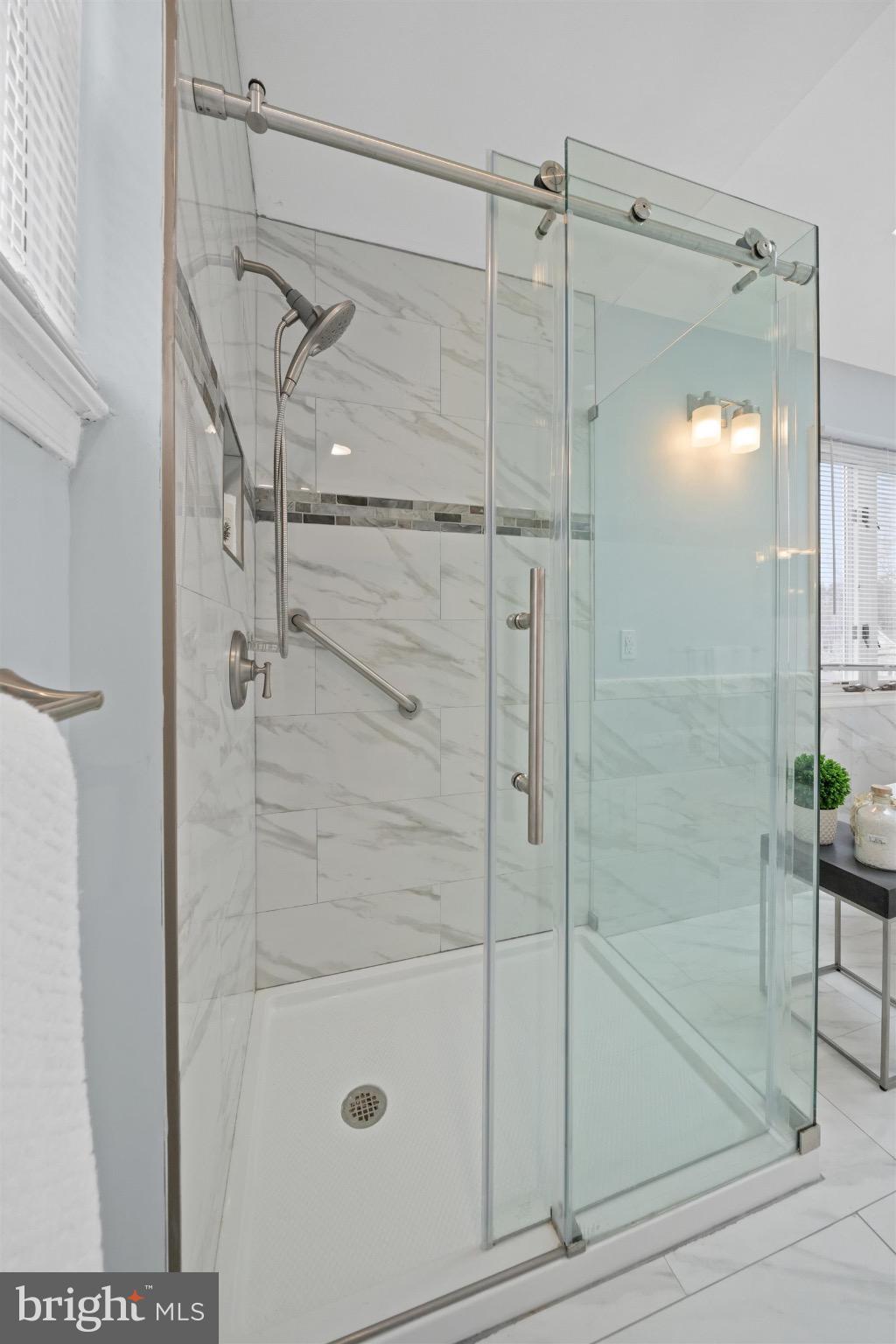 8 Bayberry Close Newark, DE 19711 - Photo 30 of 63 Ensuite glass shower with modern elegance.