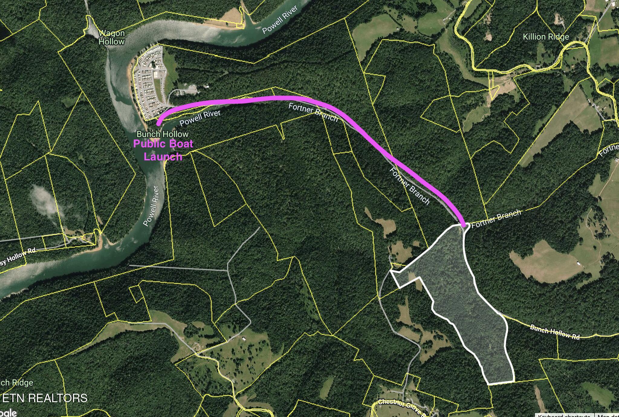 Bunch Hollow Road New Tazewell, TN 37825 - Photo 3 of 17 Route to Boat Launch