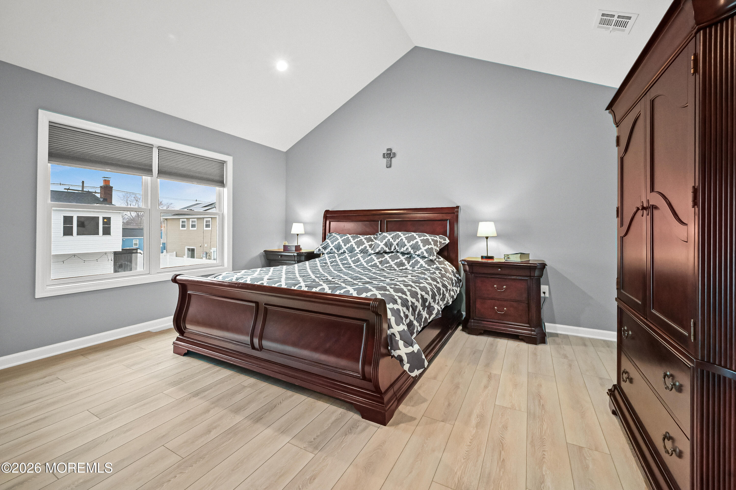 5 Limerick Place Hazlet, NJ 07730 - Photo 3 of 47 a bedroom with a bed wooden floor and window