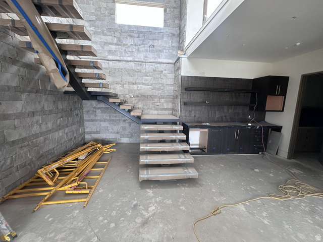 1918 Chimney Rock Road Heber City, UT 84032 - Photo 47 of 74 Floating staircase with wood-finish treads and black metal stringers