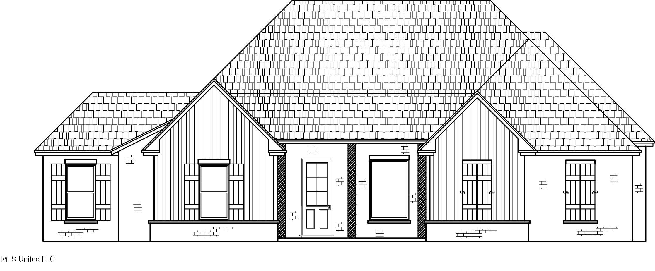 147 Ashby Rdg Drive Canton, MS 39046 - Photo 1 of 2 Front Elevation Rendering
