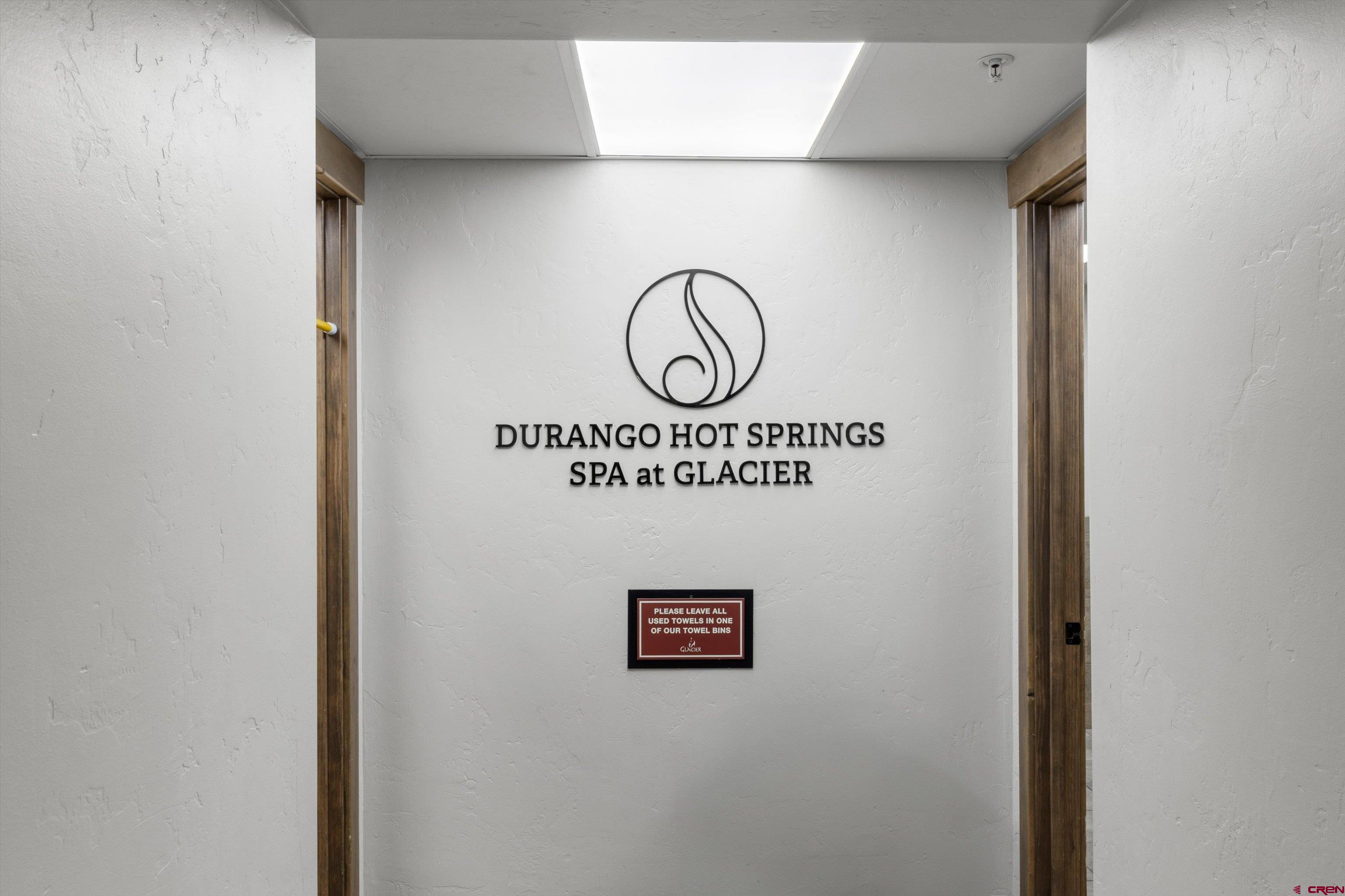 314 Tamarron Drive, Unit 511 Durango, CO 81301 - Photo 30 of 36 a close up of a sign on a wall