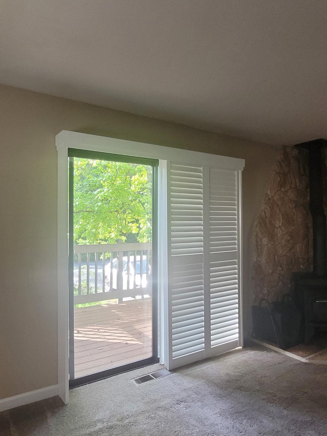 346 Gracie Road Nevada City, CA 95959 - Photo 13 of 66 Plantation shutter slide to either side of the sliding glass door