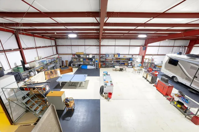 a group of people sitting in a room