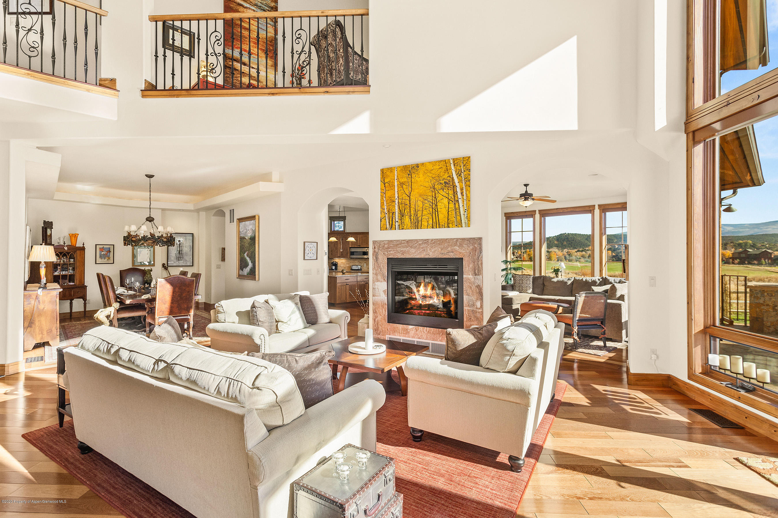 756 Perry Ridge Carbondale, CO 81623 - Photo 12 of 53 Living room to kitchen