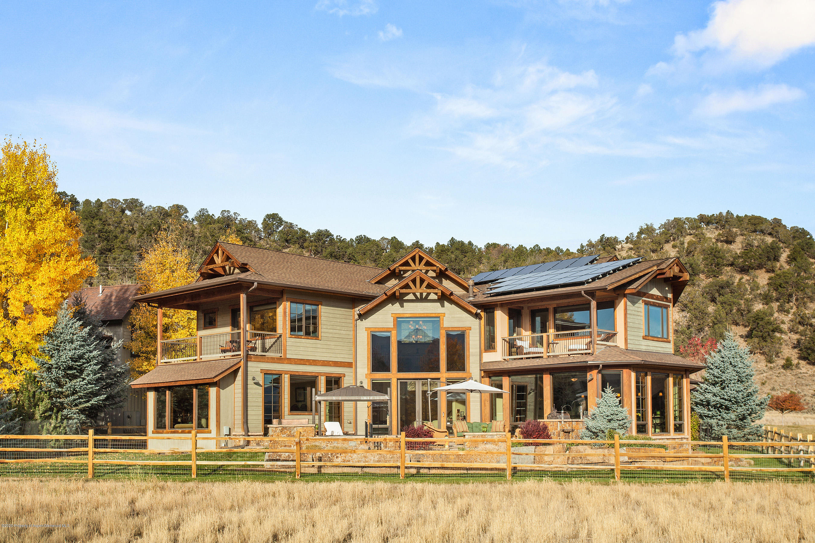 756 Perry Ridge Carbondale, CO 81623 - Photo 2 of 53 Rear of home from TBox