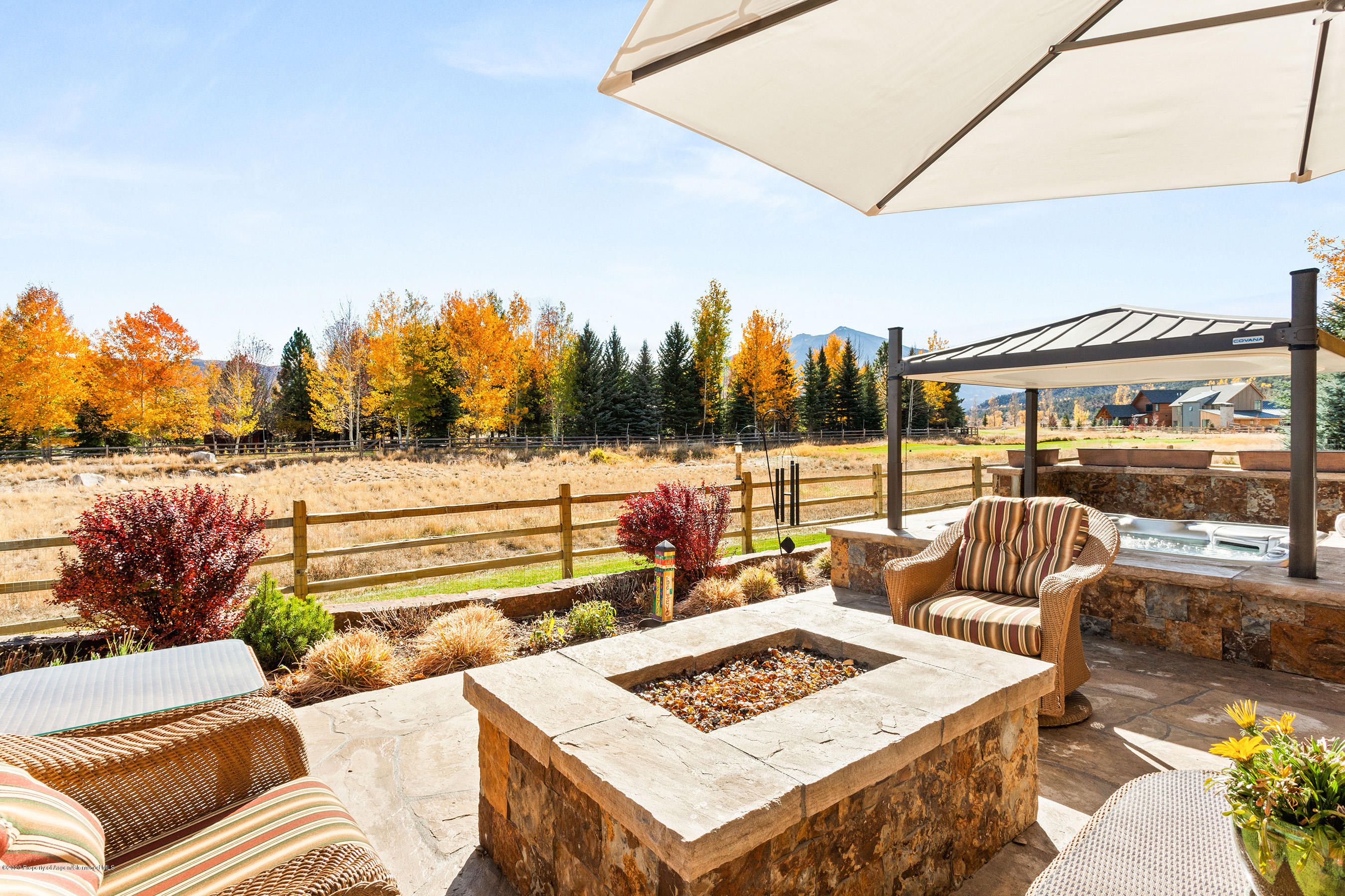 756 Perry Ridge Carbondale, CO 81623 - Photo 44 of 53 Firepit looking South
