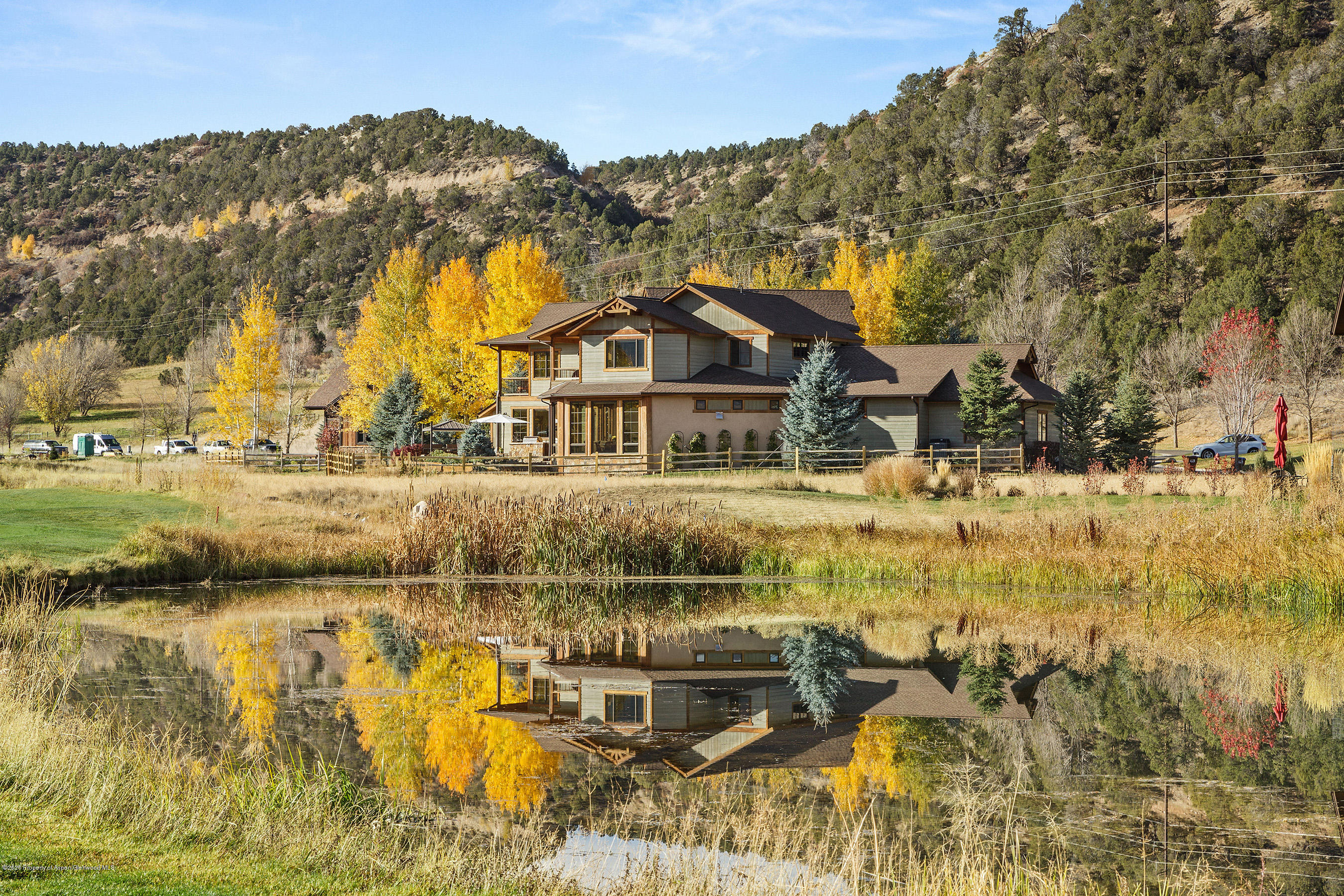756 Perry Ridge Carbondale, CO 81623 - Photo 50 of 53 Pond on 14 fairway to home