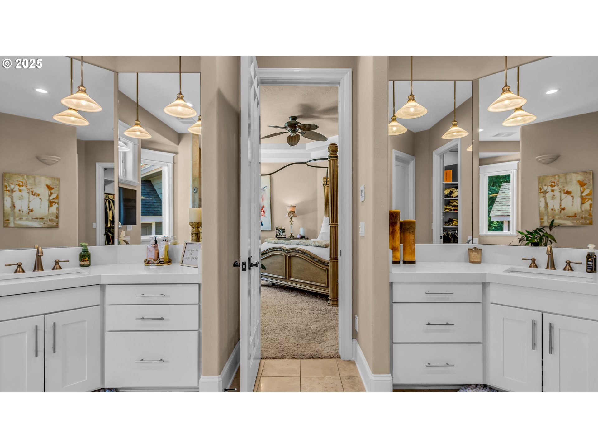 4075 Northwest Camala Drive Albany, OR 97321 - Photo 24 of 48 a bathroom with a sink a vanity and a mirror