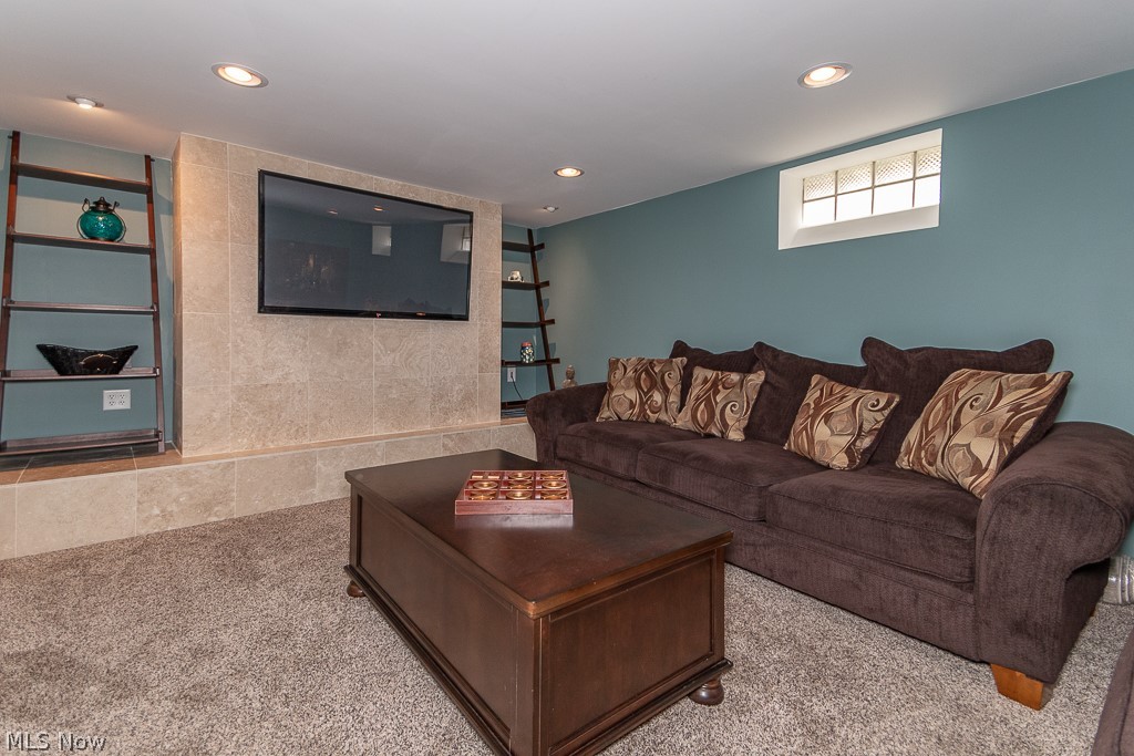 697 Glenhurst Road Willowick, OH 44095 - Photo 18 of 27 Lower Level Family with newer carpet