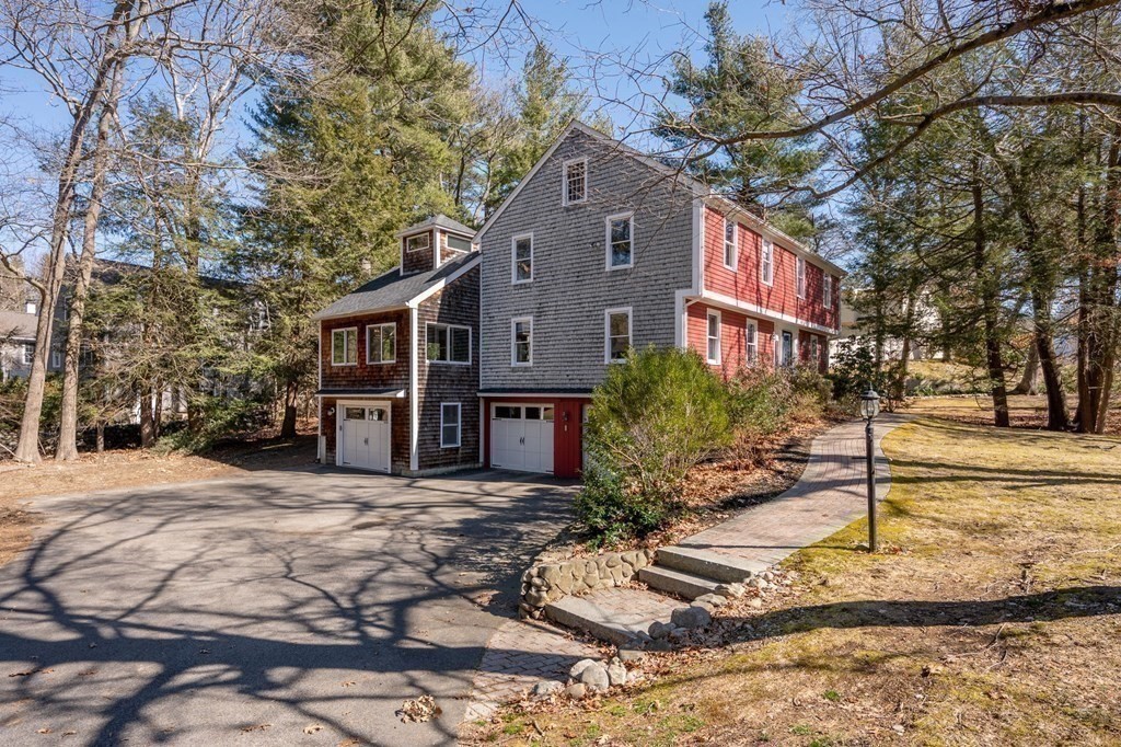 32 Old County Road Hingham, MA 02043 - Photo 30 of 38 a front view of a house with a yard