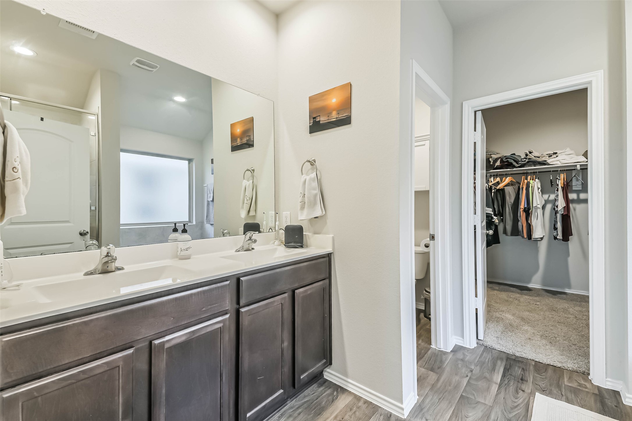 20342 Green Mountain Drive New Caney, TX 77357 - Photo 17 of 30 a en suite bathroom with a sink and a mirror