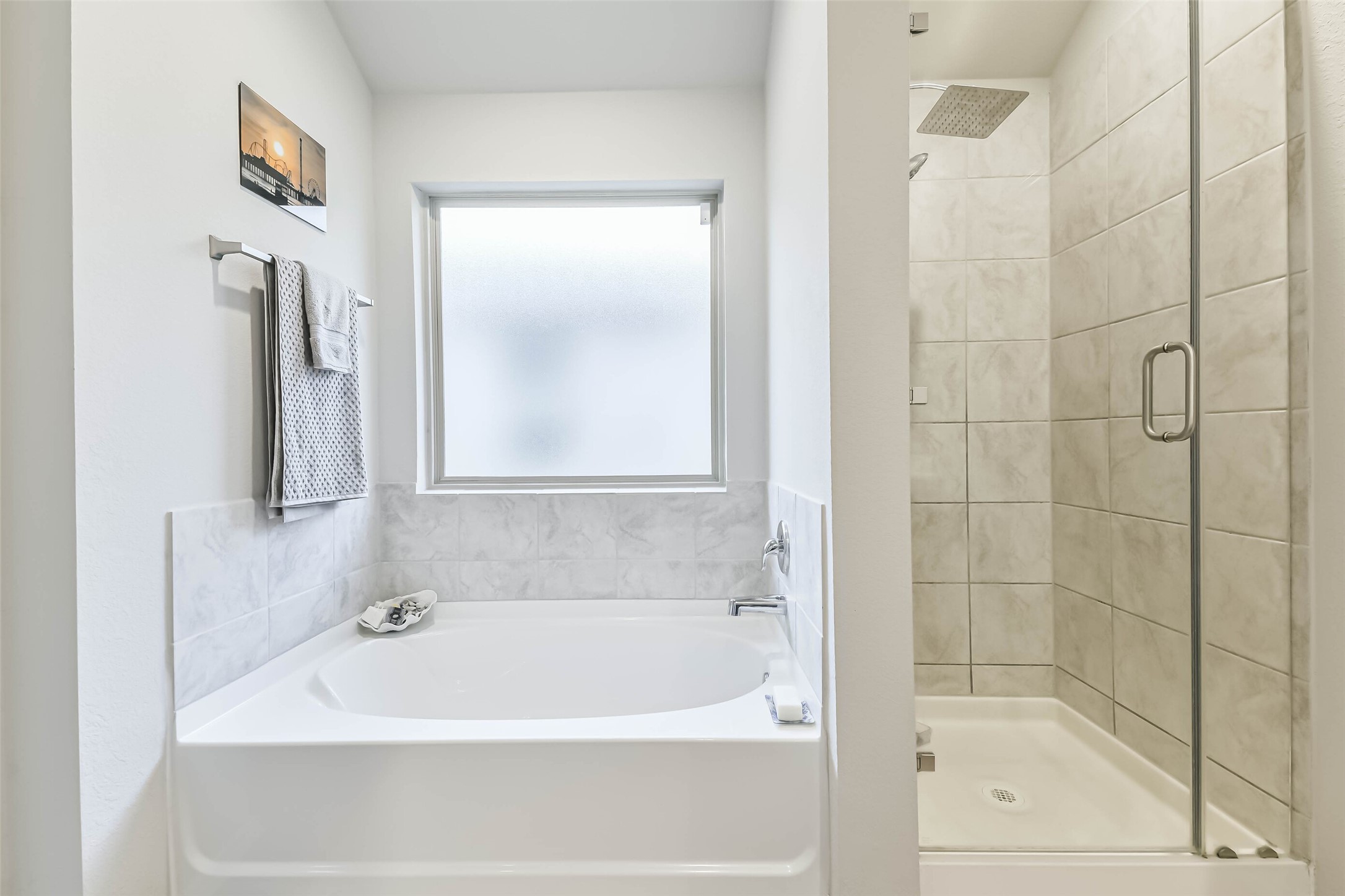 20342 Green Mountain Drive New Caney, TX 77357 - Photo 19 of 30 a white bath tub sitting next to a bathroom sink