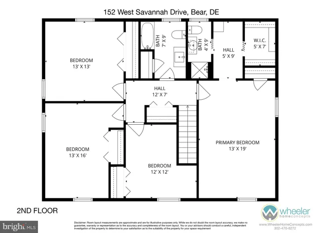 $569,000 | 152 West Savannah Drive, Bear, DE 19701