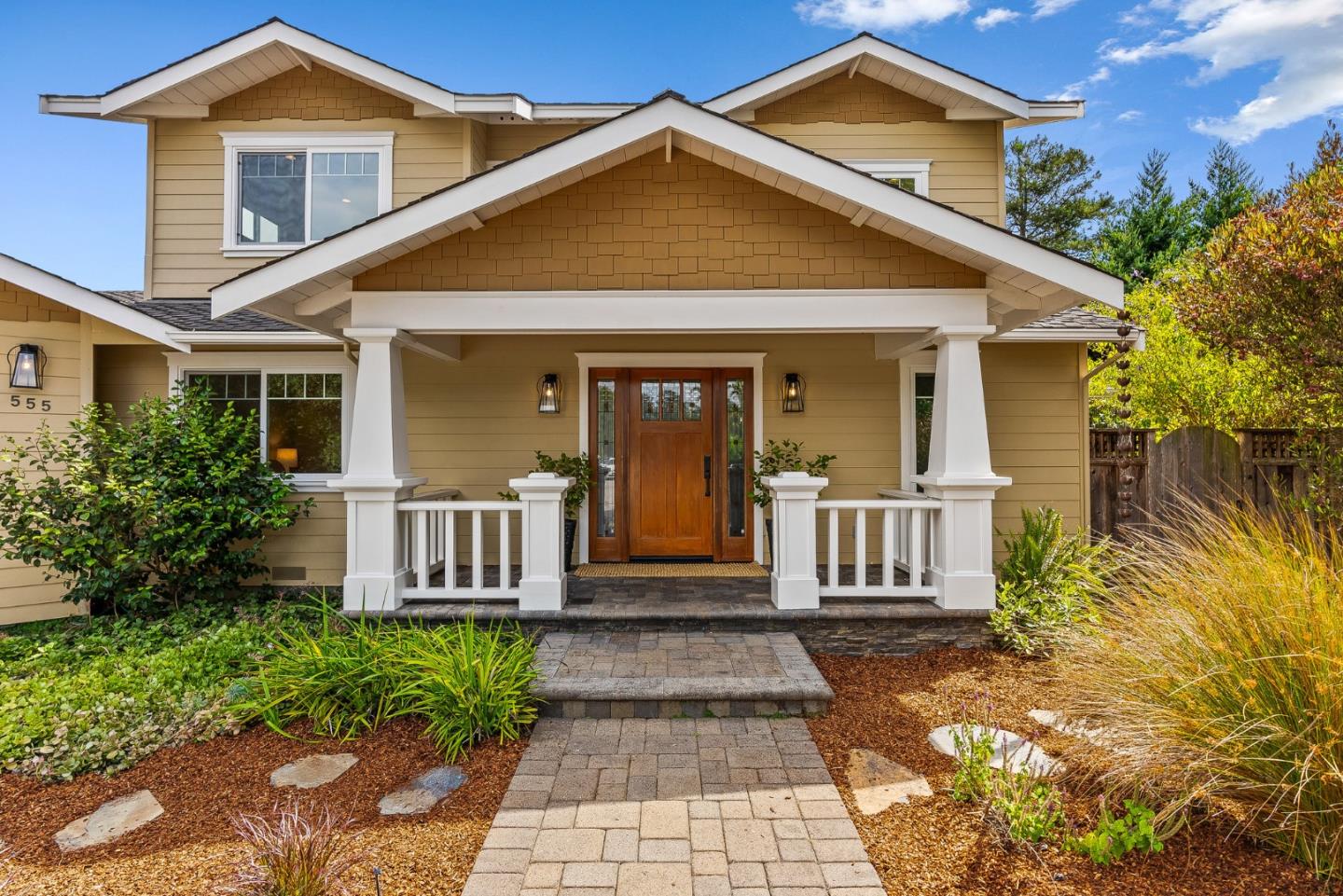 555 Risso Court Santa Cruz, CA 95062 - Photo 3 of 61 a front view of a house with a porch