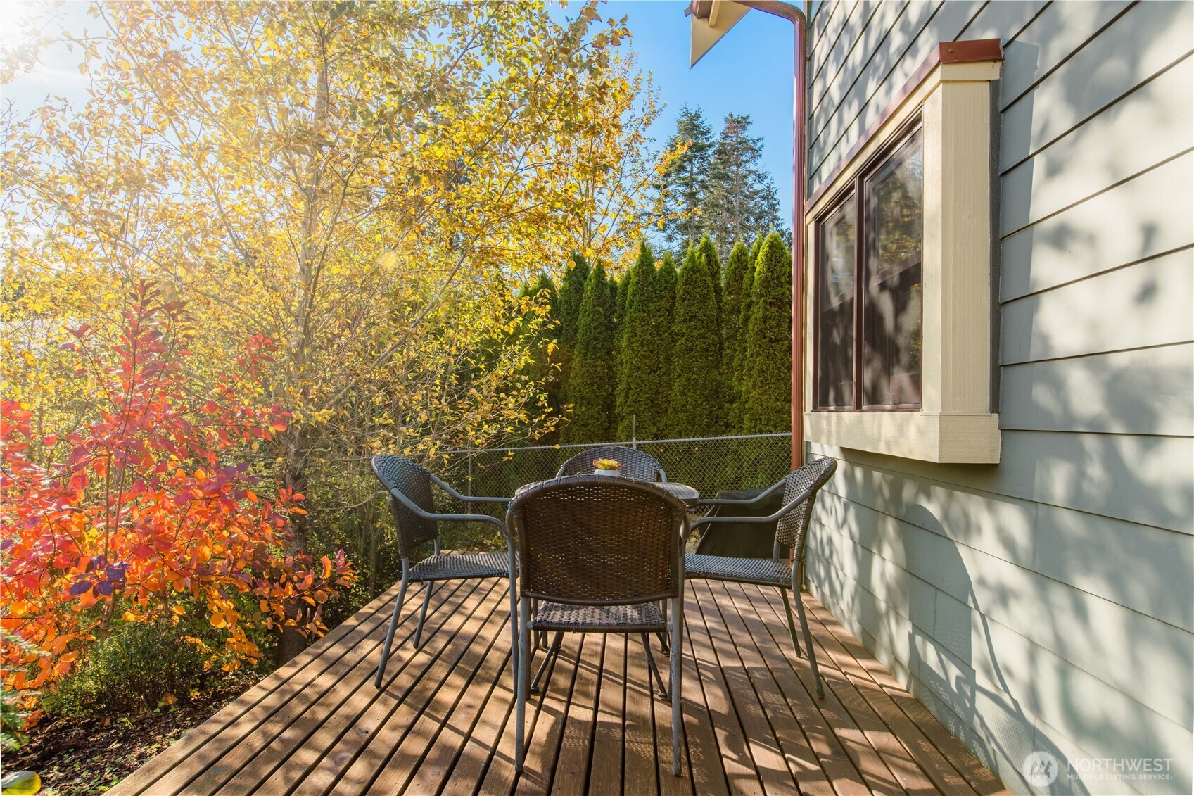 2516 Mill Avenue Bellingham, WA 98225 - Photo 20 of 36 a view of balcony with wooden floor and bench