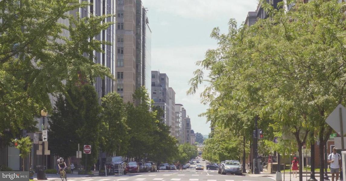1125 12th Street Northwest, Unit 64 Washington, DC 20005 - Photo 42 of 42 a view of a city street with tall buildings