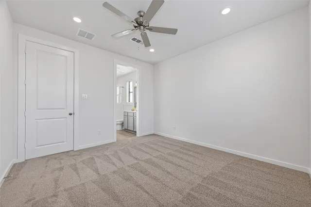 a view of an empty room