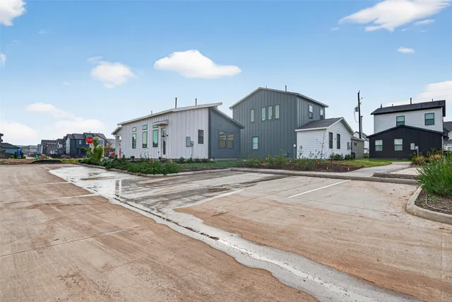 a view of street along with house
