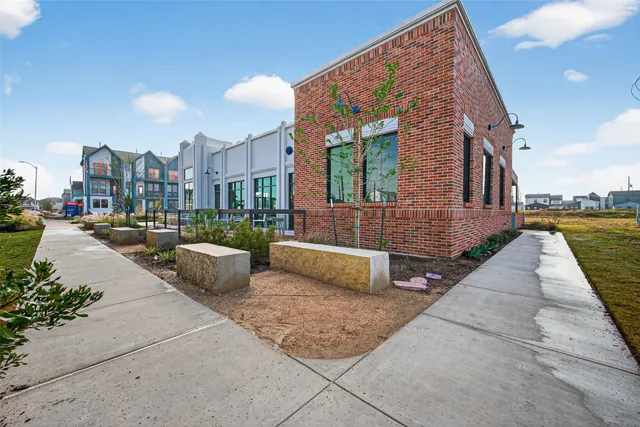 a view of outdoor space with seating area