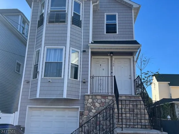 front view of a house with a door