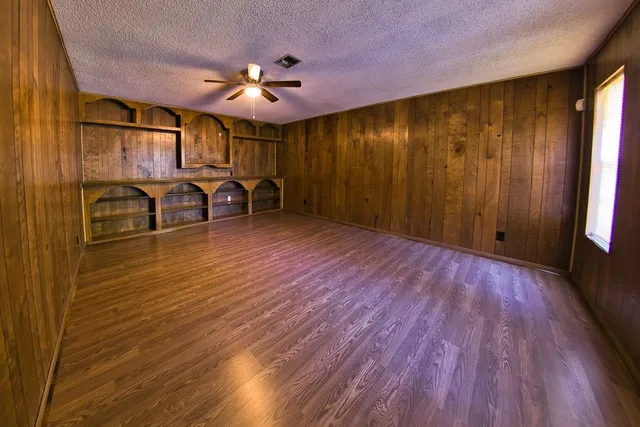 a very nice looking room with a large window