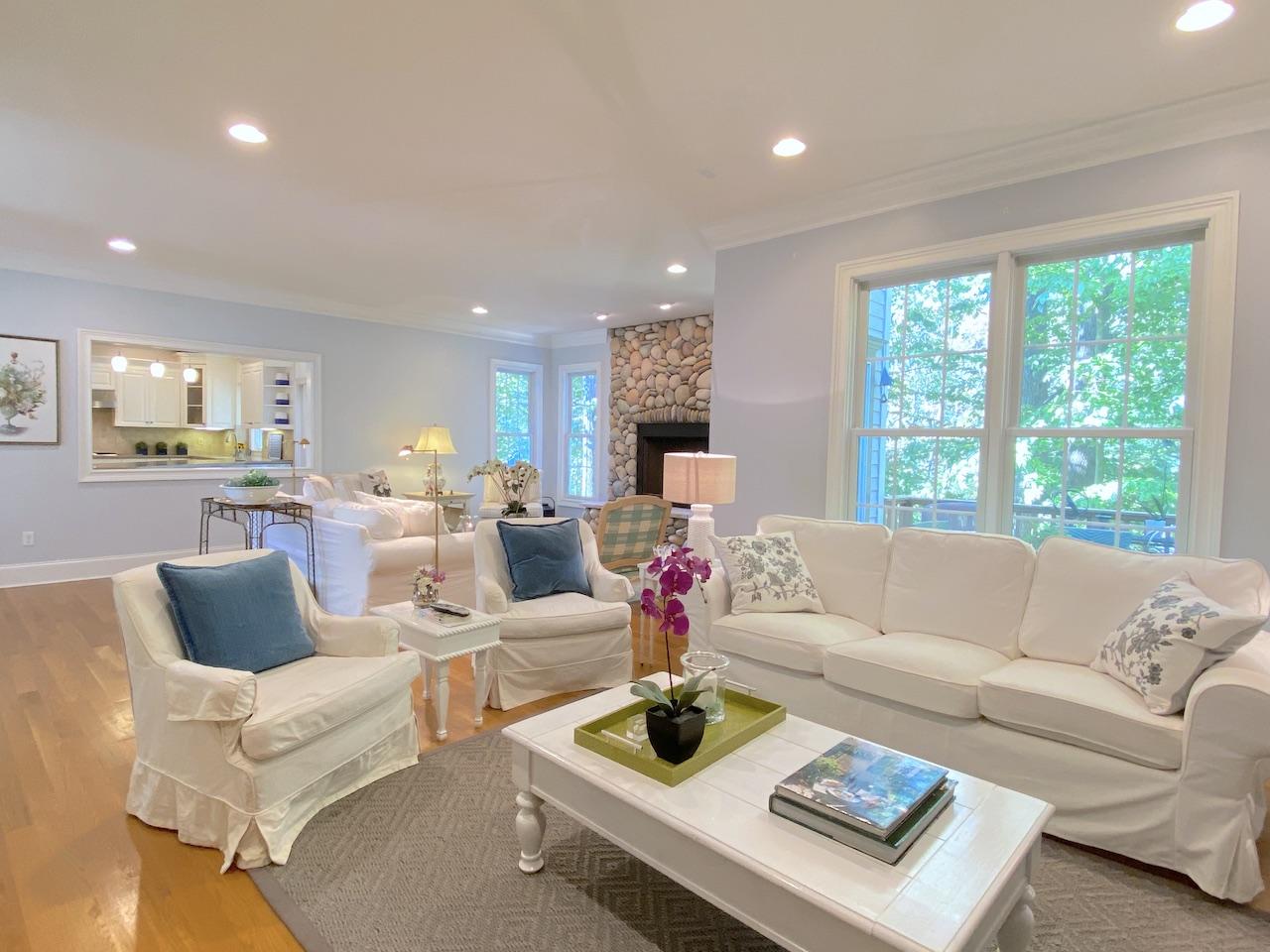 32 Briar Street Rowayton, CT 06853 - Photo 5 of 40 a living room with furniture and a large window