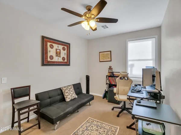 a view of outdoor space with sign board